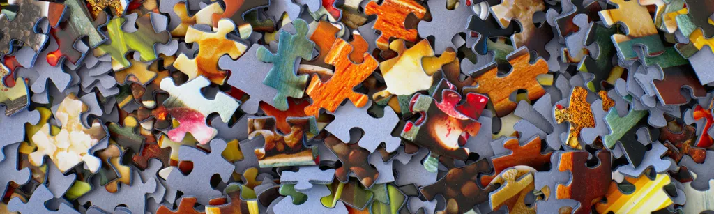 Puzzle pieces pattern
